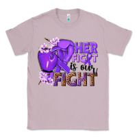Lilac Her fight is our fight purple ribbon Classic Tee - NancyCooperArtShop