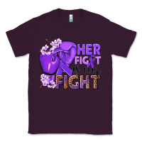 Plum Her fight is our fight purple ribbon Classic Tee - NancyCooperArtShop
