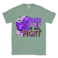 Sage Her fight is our fight purple ribbon Classic Tee - NancyCooperArtShop