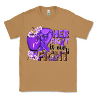 Toasted Coconut Her fight is our fight purple ribbon Classic Tee - NancyCooperArtShop