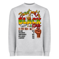 Juneteenth Black King Heavyweight Sweatshirt | Teevron
