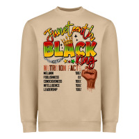 Mushroom juneteenth black king Heavyweight Sweatshirt - LillyAllenDesigns