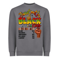 Storm juneteenth black king Heavyweight Sweatshirt - LillyAllenDesigns