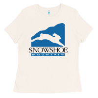 Bone snowshoe mountain Ladies Tee - minhPixels