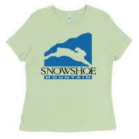 Matcha snowshoe mountain Ladies Tee - minhPixels