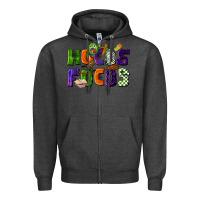 Charcoal Heather Hocus Focus Teacher Halloween Zipper Hoodie - LillyAllenDesigns