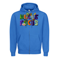 True Royal Hocus Focus Teacher Halloween Zipper Hoodie - LillyAllenDesigns