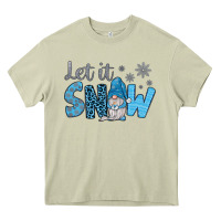 Mossy let it snow Heavy Core Tee - JahusDesignShop