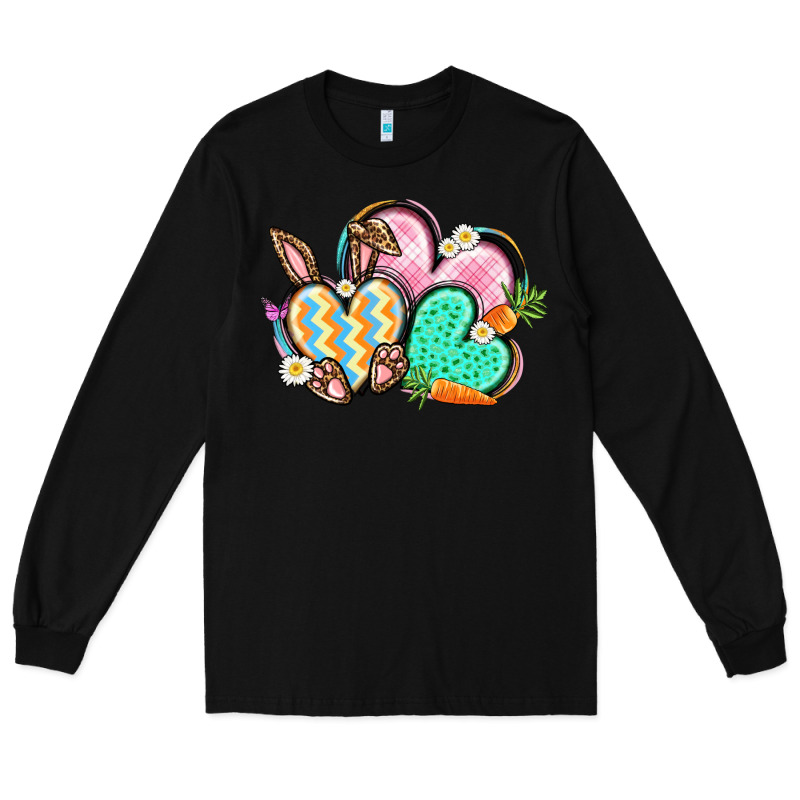 Easter Heart Easter Day Long Sleeve Tee by CowGirlArtShop | Teevron