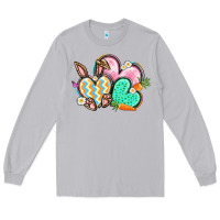 Moon Dust Easter heart Easter Day Long Sleeve Tee - CowGirlArtShop