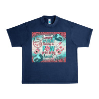 Navy every patient leaves a paw print in my heart Urban Heavy Tee - TumblerDesignByShophia