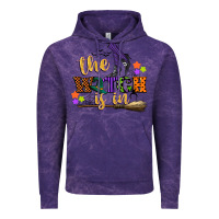 Cloud Purple the witch is in Vintage Hoodie - CowGirlArtShop
