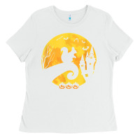 Squirrel Moon Funny Halloween Costume T Shirt Ladies Tee | Teevron