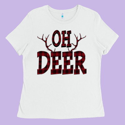 Oh Deer Ladies Tee Designed By Bettercallsaul