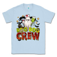 Dusty Blue Boo Boo Crew Nurse Classic Tee - texasbilliewilder
