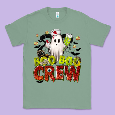 Boo Boo Crew Nurse Classic Tee Designed By Texasbilliewilder