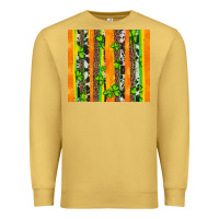 Antique Gold st patricks shamrock with cowhide Premium Sweatshirt - Artiststas