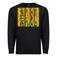 Black st patricks shamrock with cowhide Premium Sweatshirt - Artiststas