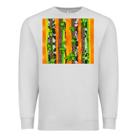 Dove Grey st patricks shamrock with cowhide Premium Sweatshirt - Artiststas