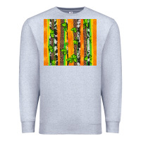 Heather Grey st patricks shamrock with cowhide Premium Sweatshirt - Artiststas