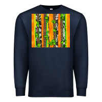 Navy st patricks shamrock with cowhide Premium Sweatshirt - Artiststas