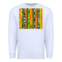 White st patricks shamrock with cowhide Premium Sweatshirt - Artiststas