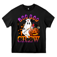 Black Boo Boo Crew Nurse Heavy Core Tee - LillyAllenDesigns