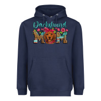 Navy dachshund mom Heavyweight Hoodie - Artiststas
