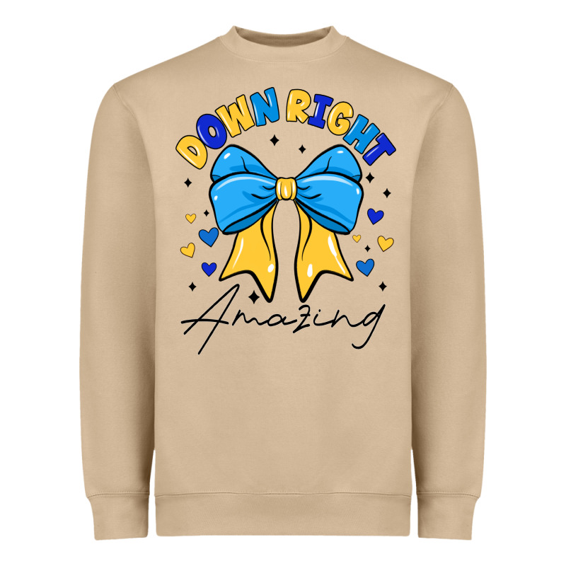 Down Right Amazing Heavyweight Sweatshirt by CowhideDigitalArt | Teevron