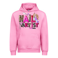 Fuchsia Pink nail artist Urban Hoodie - AdoDesignShop