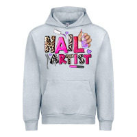Heather Grey nail artist Urban Hoodie - AdoDesignShop