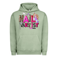 Pigment Oil Green nail artist Urban Hoodie - AdoDesignShop