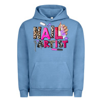Pigment Pebble Blue nail artist Urban Hoodie - AdoDesignShop