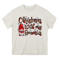 Cream christmas with my gnomies Heavy Core Tee - JahusDesignShop