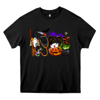 Black Halloween Nurse Heavy Core Tee - LillyAllenDesigns