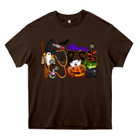 Chocolate Brown Halloween Nurse Heavy Core Tee - LillyAllenDesigns