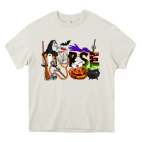 Cream Halloween Nurse Heavy Core Tee - LillyAllenDesigns