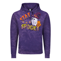 Cloud Purple stay spooky Vintage Hoodie - CowGirlArtShop