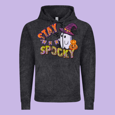 Stay Spooky Vintage Hoodie Designed By Cowgirlartshop