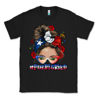 Black Puerto Rico messy bun Classic Tee - NancyCooperArtShop