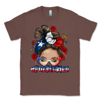 Chestnut Puerto Rico messy bun Classic Tee - NancyCooperArtShop