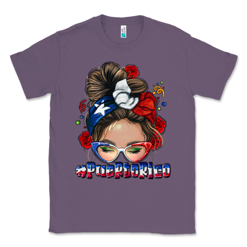 Puerto Rico Messy Bun Classic Tee by NancyCooperArtShop | Teevron