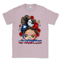 Lilac Puerto Rico messy bun Classic Tee - NancyCooperArtShop