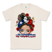 Natural Puerto Rico messy bun Classic Tee - NancyCooperArtShop