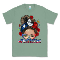 Sage Puerto Rico messy bun Classic Tee - NancyCooperArtShop