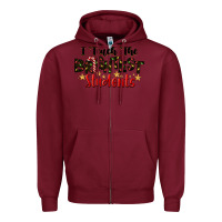 Burgundy I Teach The Brightest Students Zipper Hoodie - LillyAllenDesigns