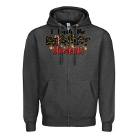 Charcoal Heather I Teach The Brightest Students Zipper Hoodie - LillyAllenDesigns