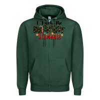 Sports Green I Teach The Brightest Students Zipper Hoodie - LillyAllenDesigns