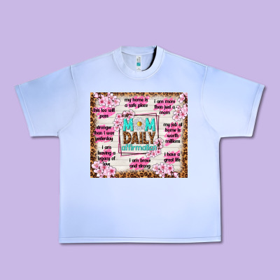 Mom Daily Affirmation Urban Heavy Tee Designed By Tumblerdesignbyshophia