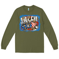 Army Green Let's Get Lit Long Sleeve Tee - Jasminsmagicworld